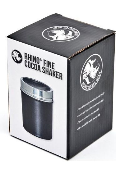 Rhino Cocoa Chocolate Shaker/Dredge Black